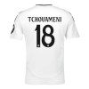 Original Fußballtrikot Real Madrid Tchouameni 18 Heimtrikot 2024-25 Für Herren